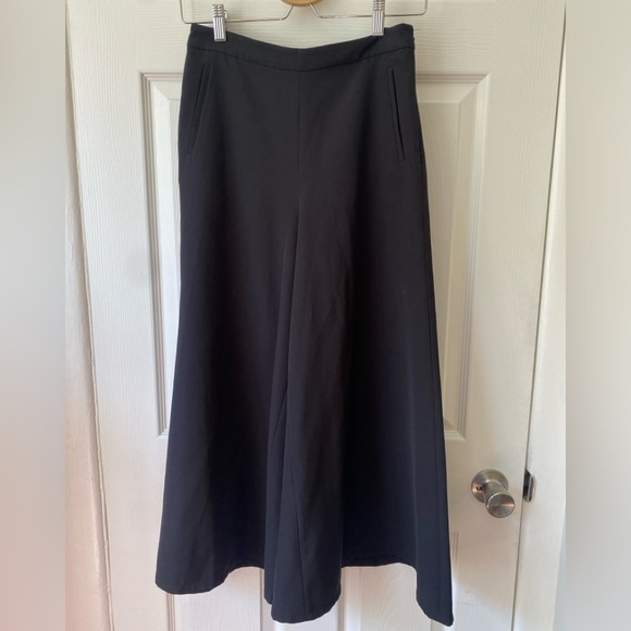 Catherine Malandrino Pants - Catherine Malandrino Black Capri Flare Pant